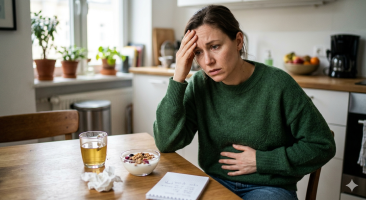 Gut Health Anxiety Woman